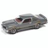 Johnny Lightning 1976 Plymouth Volare Road Runner Silver Cloud Metallic with Stripes OK Used Cars Series Limited Edition to 18056 Pieces Worldwide 1/64 Diecast Model Car view 2