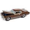 Johnny Lightning 1971 Pontiac Grand Prix Bronzini Gold Metallic Classic Gold Collection Series Limited Edition to 8476 Pieces Worldwide 1/64 Diecast Model Car view 1