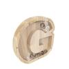 FixtureDisplays First Name Initial Personalized 7" Tall Wooden Kids Letter Piggy Bank Custom Name Coin Bank, Wood Alphabet Letter Bank Money Box Birthday Home Decoration - Letter "G" 15553-G-1D view 2
