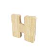 FixtureDisplays First Name Initial Personalized 7" Tall Wooden Kids Letter Piggy Bank Custom Name Coin Bank, Wood Alphabet Letter Bank Money Box Birthday Home Decoration - Letter "H" 15553-H-1D view 3