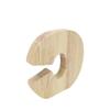 FixtureDisplays First Name Initial Personalized 7" Tall Wooden Kids Letter Piggy Bank Custom Name Coin Bank, Wood Alphabet Letter Bank Money Box Birthday Home Decoration - Letter "C" 15553-C-1D view 3