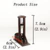 1/72 Scale Soldiers Action Figures accessories wooden functional guillotine gallows prison cage model miniature toy (guillotine) view 3