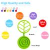 Stack-a-Rainbow-Tree Plastic Stacking Blocks 70 Piece, Balance Game Building Toys for Kids Ages 3-8, Preschool Kindergarten Educational Montessori Toys for 3 4 5 6+ Year Old Boys Girls Birthday Gifts view 4
