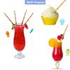 OBUY 12 Pieces Mini Fish Pole Decoration Little Fisherman Fishing Pole Picks Party Supplies Mini Fish Pole Cupcake toppers for Birthday Party Tropical Party Drink picks view 3