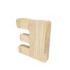 FixtureDisplays First Name Initial Personalized 7" Tall Wooden Kids Letter Piggy Bank Custom Name Coin Bank, Wood Alphabet Letter Bank Money Box Birthday Home Decoration - Letter "E" 15553-E-NPF view 3