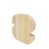 FixtureDisplays First Name Initial Personalized 7" Tall Wooden Kids Letter Piggy Bank Custom Name Coin Bank, Wood Alphabet Letter Bank Money Box Birthday Home Decoration - Letter "S" 15553-S-1D view 3