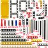 dspitwod Technical Parts Beams Axles Connectors Bricks Sets - 420 Pieces, Frame Liftarms Beams for Technic Car STEM Building Block Toys view 2