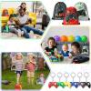 Hungdao 48 Pcs Video Game Party Favors 16 Gamer Party Drawstring Bags Gaming Goodie Bag 16 Wristbands 16 Keychains for Birthday view 4