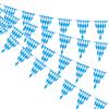 Ahfulife 157.2 Ft Oktoberfest Bavarian Flag Banner for Oktoberfest Decorations, 4 Pcs Oktoberfest Pennant Banner with 120 Pcs Flags for German Oktoberfest Themed Party Decoration (7.8"x11.8") view 1