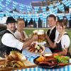 Ahfulife 157.2 Ft Oktoberfest Bavarian Flag Banner for Oktoberfest Decorations, 4 Pcs Oktoberfest Pennant Banner with 120 Pcs Flags for German Oktoberfest Themed Party Decoration (7.8"x11.8") view 4