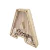 FixtureDisplays First Name Initial Personalized 7" Tall Wooden Kids Letter Piggy Bank Custom Name Coin Bank, Wood Alphabet Letter Bank Money Box Birthday Home Decoration - Letter "A" 15553-A-1D view 2