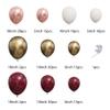 140Pcs DIY BurgundyGarland Balloons Kits with 18/12/10/5Inch Metallic ChromeBalloons for Birthday Party Celebration Graduation Wedding Baby Shower Ceremony Anniversary Balloon Chain. (Burgundy) view 2
