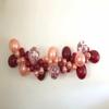 140Pcs DIY BurgundyGarland Balloons Kits with 18/12/10/5Inch Metallic ChromeBalloons for Birthday Party Celebration Graduation Wedding Baby Shower Ceremony Anniversary Balloon Chain. (Burgundy) view 4