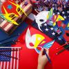 Sosation 36 Pcs Color Your Own Hero Masks DIY Blank Paper Masks with Ropes for Kids Birthday Party Graffiti Craft(Cute Style) view 3