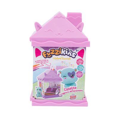 Grandi Giochi - Fuzzikins The Colours Puppies Houses, The Hippo Living Room, Puppies to Colour, Wash and Recolour - FUZ00004