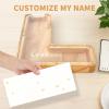 WOOD CITY Letter Piggy Bank for Adults Boys Girls Kids, Wooden 9 inch Large Personalized Bills and Coins Bank Money Box, Customized Name DIY Creative Gift for Real-Money, Alphabet Decorations (L) view 4