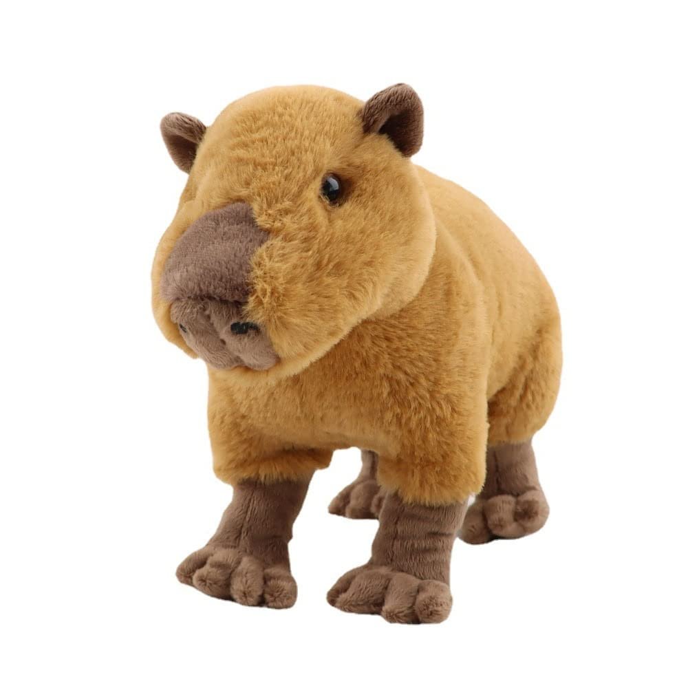 BABY FRANKIEZHOU Simulated Capybara Plush Toy, Capybara stuffted Animal 12 Inch Plush Toy Cute Soft Stuffed Toy for Kids Birthday Capybara Gifts Home Decor Toys