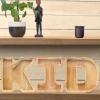WOOD CITY Letter Piggy Bank for Adults Boys Girls Kids, Wooden 9 inch Large Personalized Bills and Coins Bank Money Box, Customized Name DIY Creative Gift for Real-Money, Alphabet Decorations (I) view 4
