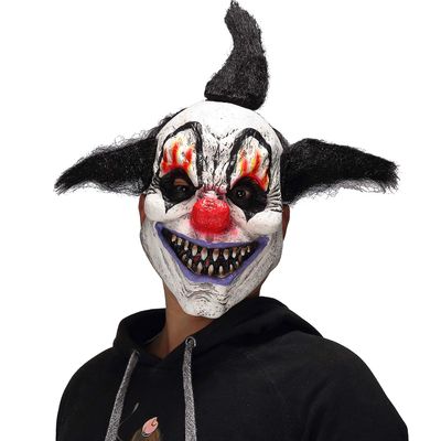 haozaikeji Halloween Scary Head Mask, Horror Animal Full Head Mask Joker Death Zombie Cosplay Costume Creepy Party Decoration Supplies