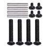 AllinRC Aluminum Upper Suspension Arms Front & Rear for Redcat 1/10 Blackout XTE XBE SC Replacement of BLH-0001GM BS213-002 (Red) view 2
