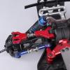 AllinRC Aluminum Upper Suspension Arms Front & Rear for Redcat 1/10 Blackout XTE XBE SC Replacement of BLH-0001GM BS213-002 (Red) view 3