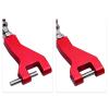 AllinRC Aluminum Upper Suspension Arms Front & Rear for Redcat 1/10 Blackout XTE XBE SC Replacement of BLH-0001GM BS213-002 (Red) view 4