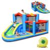 HONEY JOY Inflatable Water Slide, 6-in-1 Toddler Giant Blow Up Bouncy Water Park w/Target Ball&Climb, Outdoor Water Bounce House Water Slides Inflatables for Kids and Adults Backyard(With 480w Blower) view 1