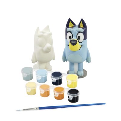 Character Options 07836 BLUEY and Bingo Paint-UP Plaster Figure Set