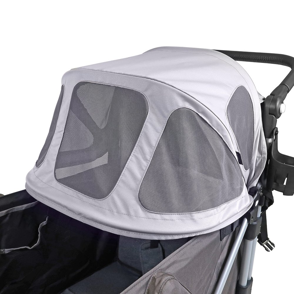 Larktale Caravan Stroller Wagon Canopy, Set of 2, Nightcliff Stone