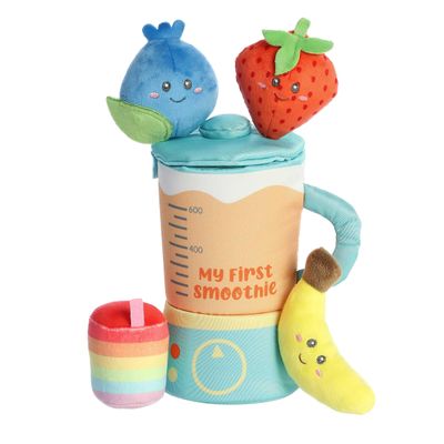 ebba Engaging Baby Talk My First Smoothie Baby Stuffed Animal - Sensory Delight - Interactive Learning - Multicolor 8 Inches