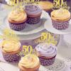 Rsstarxi 24 Pack 50th Anniversary Cupcake Toppers Glitter Cheers to 50 Years Wedding Cupcake Picks for Happy 50th Anniversary Birthday Retirement Party Cake Decorations Supplies Gold view 4