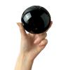FOMNKKN Natural Crystal Obsidian Magic Ball Divination Fortune-Telling with Base view 2
