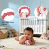 YAPROMO Baby Teething Keys - Soft Silicone Keys Teether, Cute Chew Toys for 3-18 Months Infants & Toddlers, Perfect for Baby Girls, BPA Free view 4