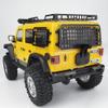 RCLIONS Aluminum Alloy Front Bumper and Rear Bumper with LED Taillight for Axial SCX24 AXI00002 JLU CRC 1/24th RC Crawler Truck Car Upgrades view 3