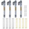 1/24th 48mm RC Car Shocks Aluminum Alloy Absorber Damper for All AXIAL SCX24 AXI90081 Deadbolt AXI00005 Gladiator AXI00006 Bronco, Grey view 1