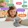 YH YUHUNG Talking Toys, Teddy Bear Stuffed Animal Repeats What You Say, Voice Interactive Toy Mimics Baby Sounds, 5.5 Inches view 2