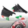 Hbaebdoo Winglet Aerodynamic Wing Kit Spoiler Wind Flow Fixing Wing for S1000RR V4 -10R R1,Matte Black view 2