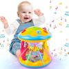 M SANMERSEN Baby Boys Toys 6-12 Months, Babies Ocean Rotating Lights Up Musical Toys for 0-6 12-18 Months Newborn Infant Crawling Tummy Time Toys 1 2 3 Baby Birthday Blue view 1