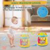M SANMERSEN Baby Boys Toys 6-12 Months, Babies Ocean Rotating Lights Up Musical Toys for 0-6 12-18 Months Newborn Infant Crawling Tummy Time Toys 1 2 3 Baby Birthday Blue view 2