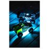 QAQQVQ RC Mini Remote Control High-Speed Car 1:32 Dual Speed Adjustment, High-Speed Driving Up to 20km/h Off-Road Charging Light 2.4G Large-Wheel Remote Control Car Children's Toy Car view 4