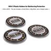 GSE Games & Sports Expert Metal Small Blind, Big Blind, Dealer Button - Set of 3 Professional Texas Holdem Poker Button for Gambling Card Games, Poker Nights, Tournaments view 4