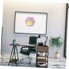 VICASKY Felt Wall Sticker Set Hexagon Shape Decor Board Creative Felt Board for Classroom view 2