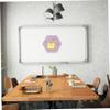 VICASKY Felt Wall Sticker Set Hexagon Shape Decor Board Creative Felt Board for Classroom view 3