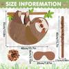 Sloth Piatas for Birthday Party Animal Piata with Stick, Blindfold, Confetti for Adults Birthday Baby Shower Party Supplies view 3