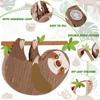 Sloth Piatas for Birthday Party Animal Piata with Stick, Blindfold, Confetti for Adults Birthday Baby Shower Party Supplies view 4