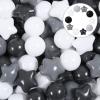 Heopeis Star Pit Balls and Stars - BPA & Phthalate Free, Crush Proof, Toddlers to Kids (50 Rounds + 50 Stars) view 1
