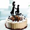 Borsgye 10 PCS Mr and Mrs Cake Toppers Bride and Groom Sign Wedding Acrylic Cupcake Topper Happy Birthday Cake Topper Engagement Cake Toppers Decorations for Various Birthday Party Anniversary view 3