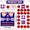 Deekin 2 Sets Handmade Felt Finger Math Toy Set Felt Math Toys Number Learning Counting Finger Boards Kindergarten Early Learning Toys Games Addition Subtraction (Skin Color) view 2