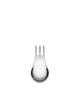 Alessi Moscardino GIMR01S4 - Set of Four Design Multipurpose Cutlery, Synthesis of Fork and Spoon, in 18/10 Polished Stainless Steel view 1