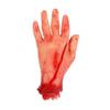 SEWACC Fake Human Arm Hands 4pcs Halloween Severed Hands Set Fake Human Dead Body Parts Scary Broken Hand Prank Props for Haunted House Halloween Decorations view 3